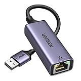 UGREEN Adaptador de Red USB 3.0 a Ethernet Gigabit 1000Mbps Compatible con Consola de Switch Adaptador USB a Rj45 Giga LAN Tarjeta de Externa para Xiaomi Mi Box S Macbook PC