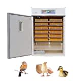 WINGKA Incubadora de Huevos doméstica, Incubadora de gabinete Profesional, Nacedora automática Inteligente de Huevos 528-1232, Control de Temperatura y Humedad, Giro automático, para Pollitos