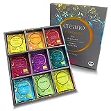 Creano Set de regalo de té de hierbas orgánicas "Orgánico Herbal Tea" – 27 bolsas de té orgánicas en 9 diferentes variedades – 54 g