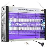 THEMPUS Lampara Antimosquitos | Mata Mosquitos Electrico de 20W para Interior | Matamoscas electrico con Tecnología Segura y Eficiente | Atrapa los Mosquitos y Moscas Rápidamente