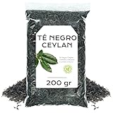 Te Negro 200g - Infusion Te Negro - Te a Granel - Infusión de Hierbas - Propiedades Naturales (200 gr, Té Negro)