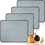 Namalu 4 Almohadillas de Orina Impermeables Lavables Empapador de Incontinencia de Absorción Rápida Alfombra de Parto Reutilizable Antideslizante para Entrenamiento Corral Forro de Jaula (60 x 45 cm)