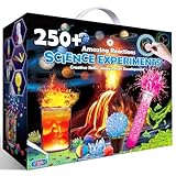 UNGLINGA Kit Científico con 250+ Experimentos para Niños, Kit de Ciencias Juego de Química Laboratorio Set, Volcán, Juguete CTIM Educativo Ideas de Regalo de Cumpleaños