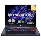 Acer Predator Helios Neo 16 PHN16-72-97H8 - Ordenador Portátil Gaming 16" WQXGA 240Hz (Intel Core i9-14900HX, 32GB RAM, 1TB SSD, NVIDIA GeForce RTX 4070, Sin SO) Color Negro - Teclado QWERTY Español