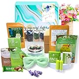 DELUXE SPA DAY Caja de Regalo de Cuidado Personal, Caja de Regalo de Spa, Cesta de Regalo de Cumpleaños, Caja de Regalo de Mimar para Mujer, Juego de Regalo para Mujer, Juego de Regalo de Baño