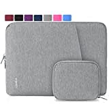 Newhey - Funda para MacBook Air 14, Funda para Ordenador de 13 a 14 Pulgadas, Impermeable, Bolsa de Ordenador a Prueba de Golpes, Bolsa de Ordenador portátil, con Funda pequeña, Color Gris