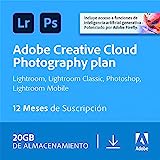 Creative Cloud Photography plan with 20GB | 1 Año | PC/Mac |Descarga Digital