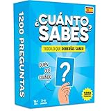 ¿Cuánto sabes? - En Español - Juegos de mesa adulto con 1200 Preguntas - Divertido Juego Mesa - Juegos de cartas de Trivial para la Familia con Adolescentes y Adultos - Regalo Chico - Juego de Fiesta