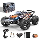 Herenear Coche Teledirigido, 1:14 Coche Radiocontrol de Alta Velocidad, 40+ km/h 2.4GHz 4WD Offroad Coche de Control Remoto, Coche RC de Carreras Todoterreno de Juguete Regalo para Niños Adultos