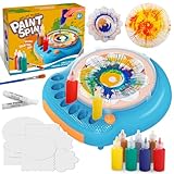 Hewaurorion Paint Spin Art Machine Kit for Kids, Arts & Crafts Painting Spinner Toys Kits Sets for Boys & Girls Ages 6 7 8 9 Year Old Blue