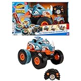 Hot Wheels RC Rhinomite radiocontrol Coche de Juguete teledirigido con Mando se transforma en Pista, +5 años (Mattel HPK27)