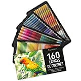 Zenacolor 160 Lapices de Colores (Numerados) Almacenamiento Fácil - Estuche de dibujo profesional para Adultos y Niños - Ideal para Colorear Mandalas, Material Escolar