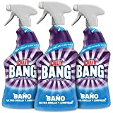 Cillit Bang Baño Ultra brillo, potente limpiador para el baño, formato spray - Pack de 3 x 750 ml, total 2.25 L